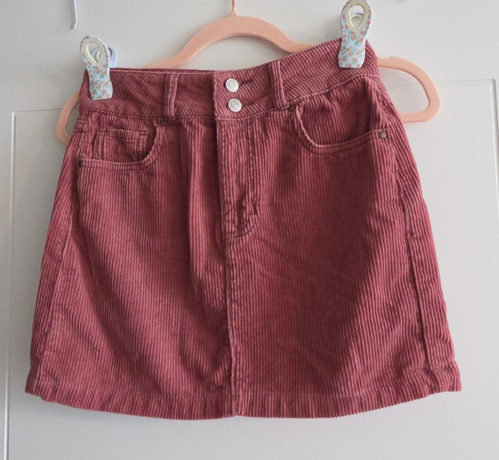 PacSun Girls' Corduroy Skirt - Rose